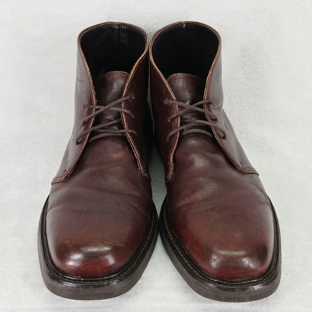 Sebago Men's Chukka Boots in Dark Brown Leather